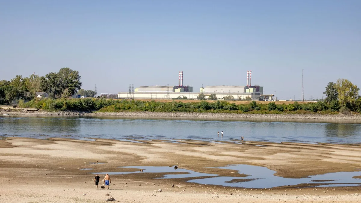 La otra amenaza a las centrales nucleares no es ni la política ni el tiempo: los ríos de Europa se están secando