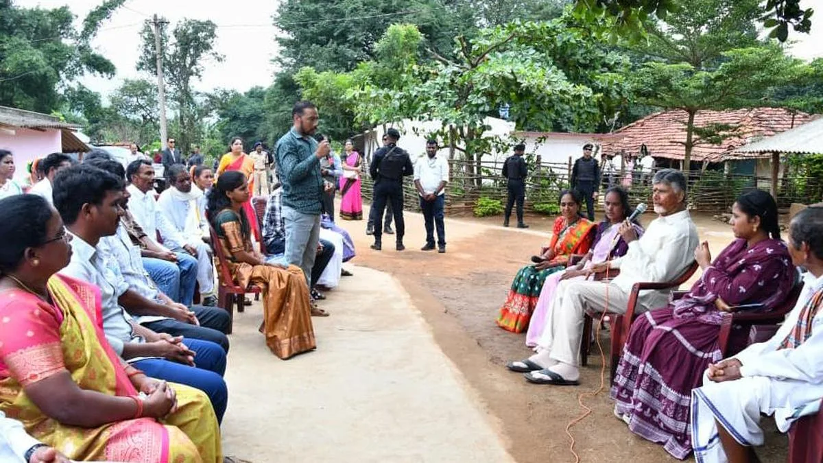 Naidu interacts with tribals ahead of ‘Sanjeevani’ launch in Araku