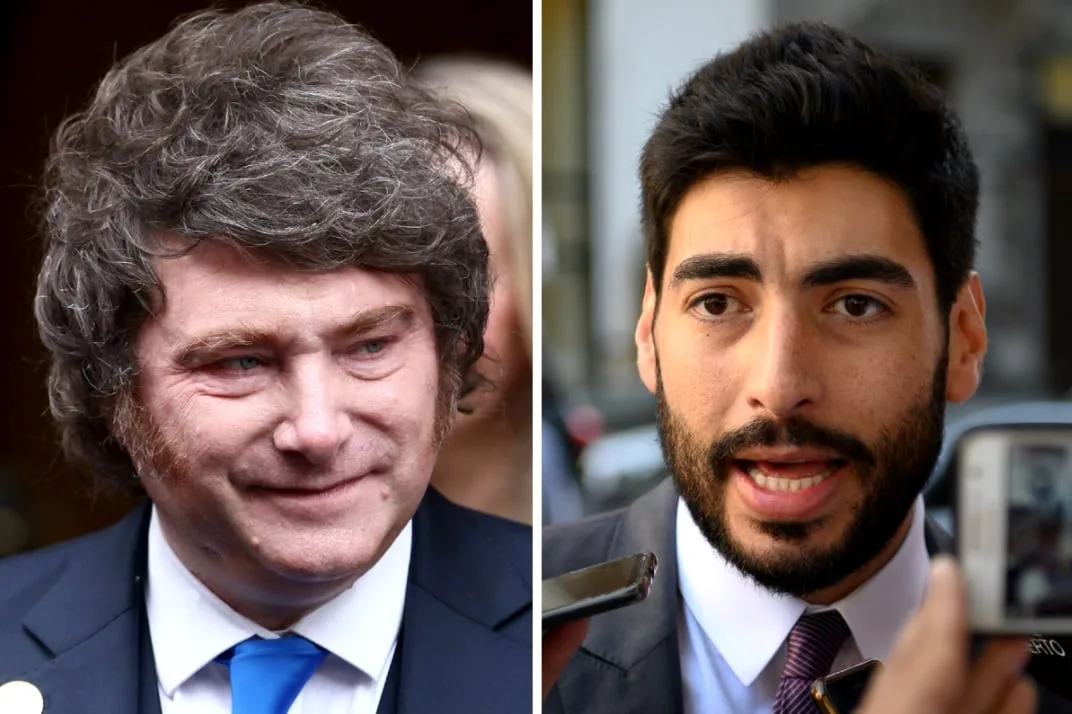 Javier Milei reposteó un irónico mensaje contra Facundo Moyano tras el escándalo con su novia en Belgrano