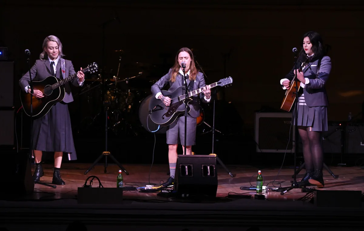 Watch Phoebe Bridgers reunite with Boygenius bandmates for Lance Oppenheim-directed acoustic performance