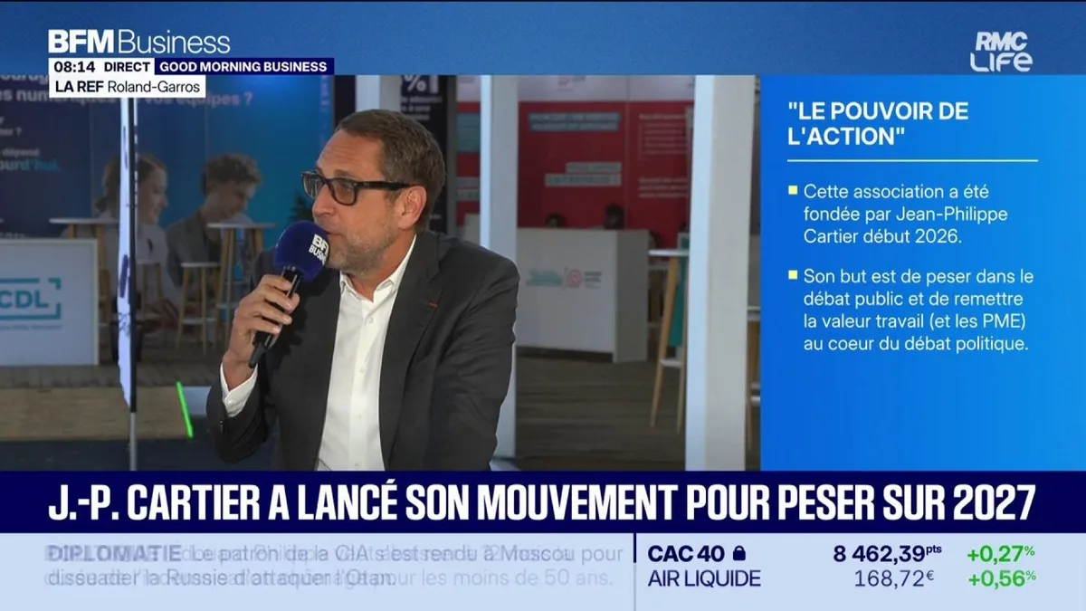 Jean-Philippe Cartier veut peser dans la présidentielle de 2027