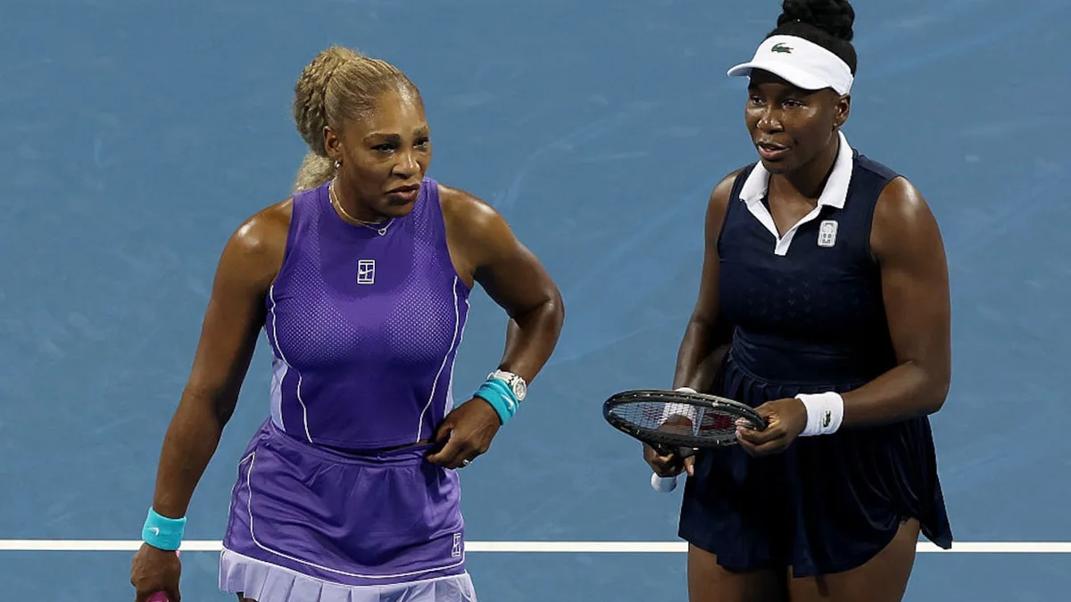 US Open: Serena Williams/Venus Williams Given Tough Test On Women's Doubles Return