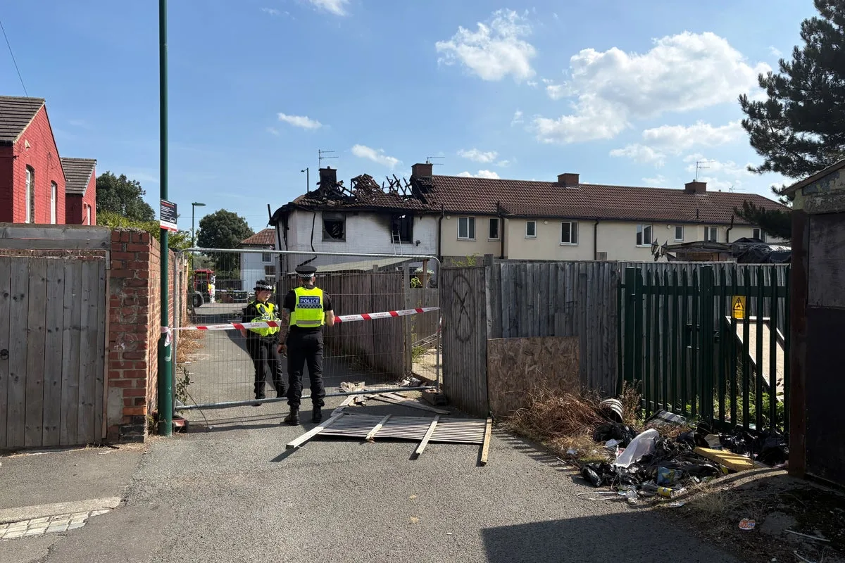 Murder probe after two die in Middlesbrough house fire two miles from A66 crash