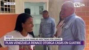 Entregan viviendas a nueve familias en Guatire