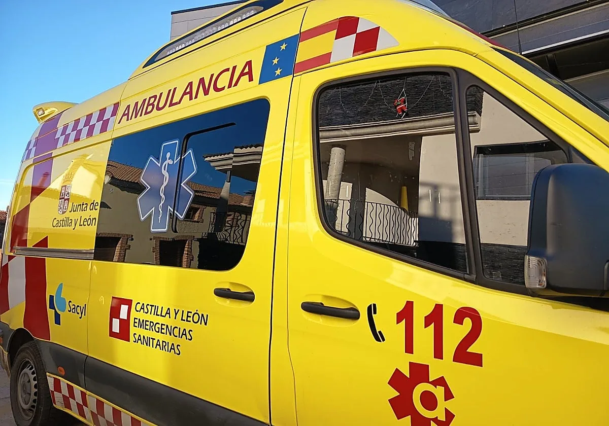 Siete jóvenes atendidos tras salirse una furgoneta de la vía en Sepúlveda (Segovia)