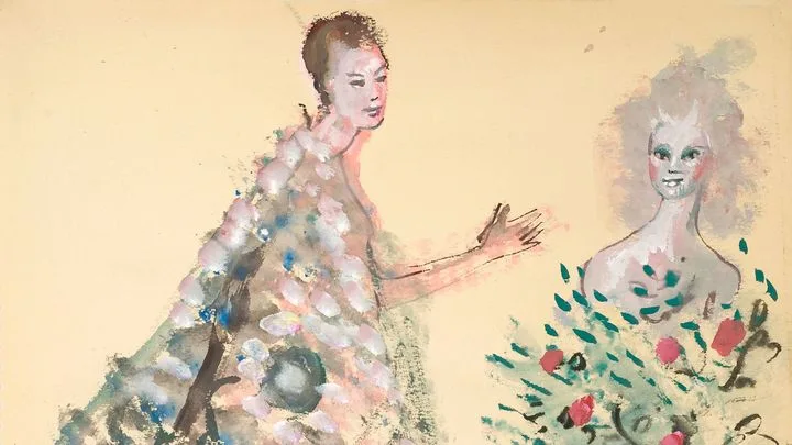 Nuits et jours de Leonor Fini 9/9 : Leonor Fini pour le décor de la pièce "Eté et Fumées" de Tennessee Williams au Théâtre de l'Œuvre
