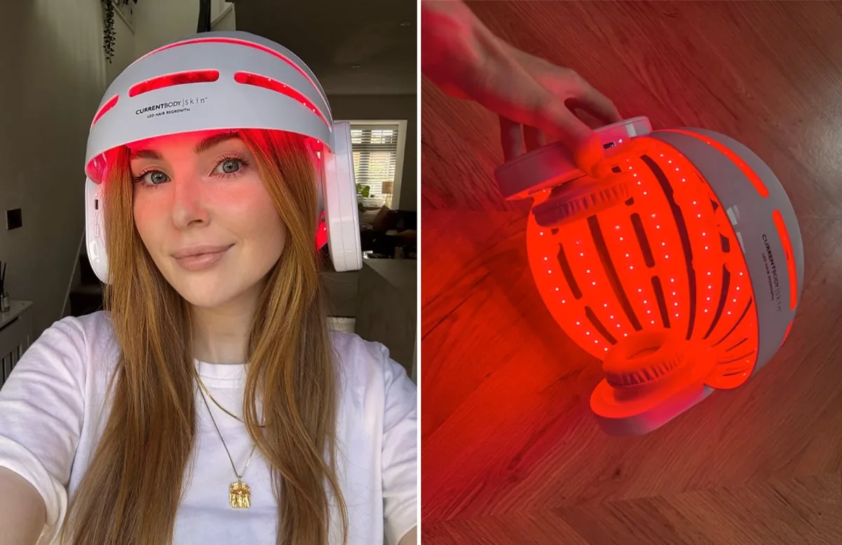 This red light helmet helped me break up with extensions and grow healthy hair