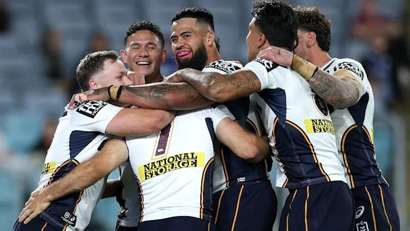 Broncos repel Bulldogs’ late fightback to finish woeful title defence on a high