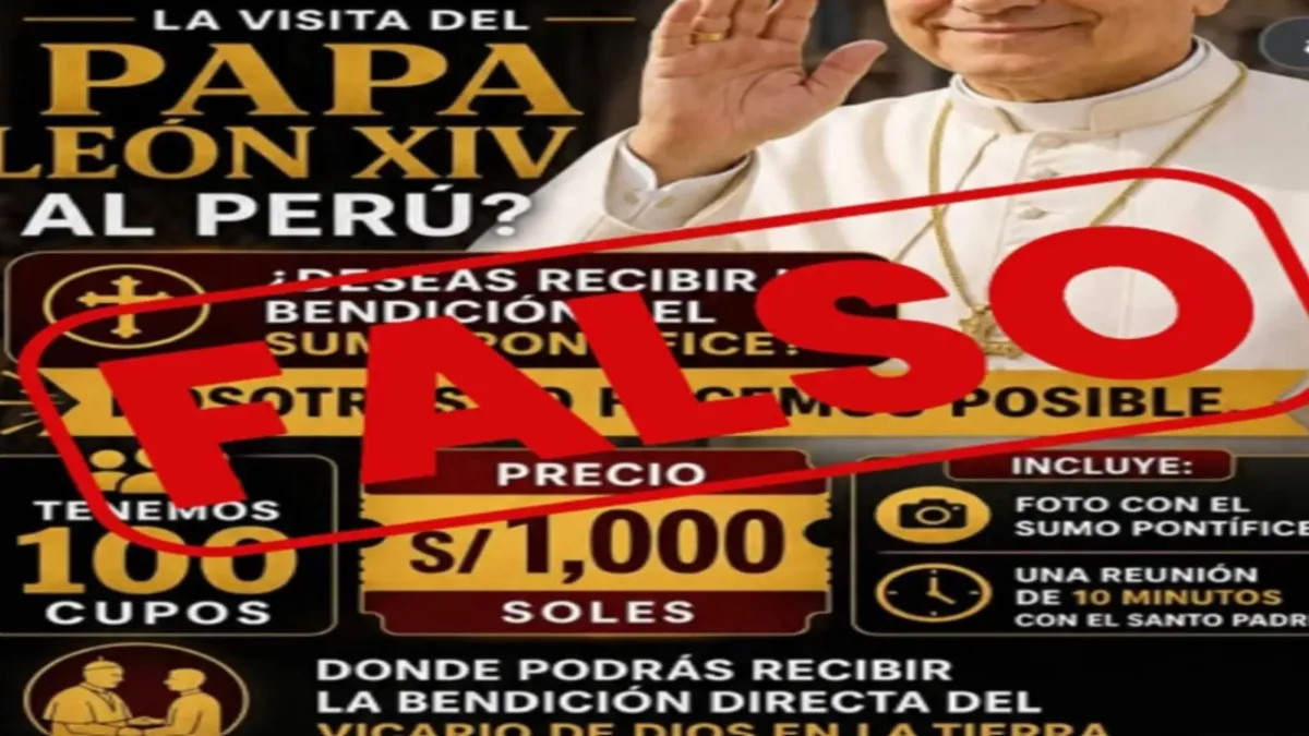 Fotos con el papa León XIV: Conferencia Episcopal Peruana advierte estafas previo a la llegada del sumo pontífice al Perú