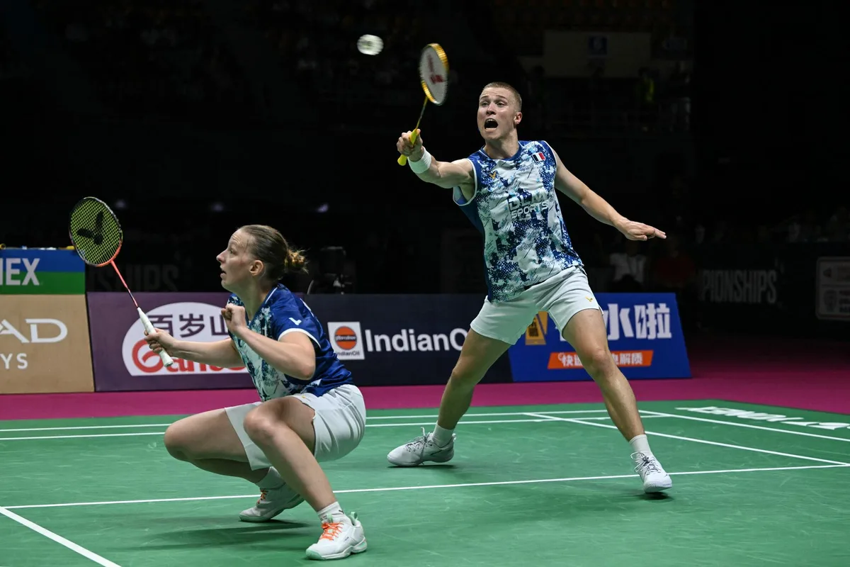 Delphine Delrue et Thom Gicquel se qualifient en finale des Mondiaux de badminton en double mixte