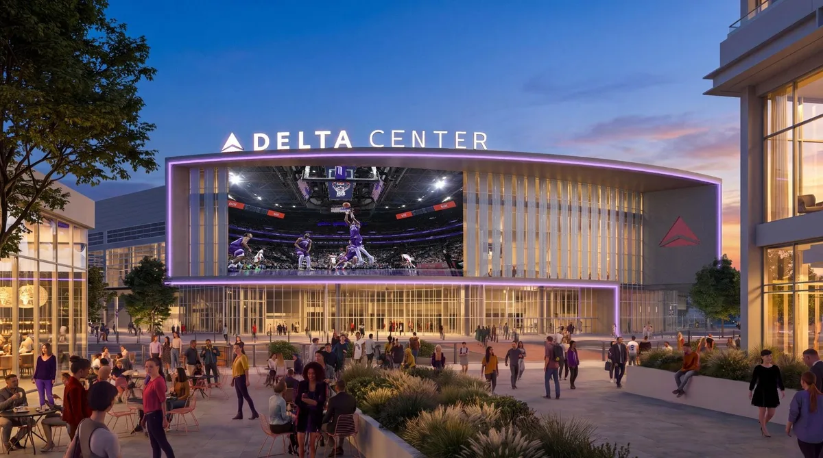 Delta Center Plans Include Front Door Facing New Fan District