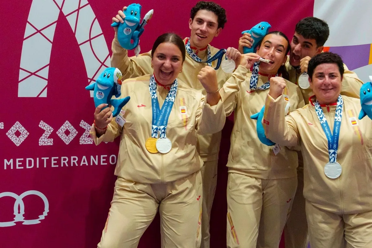 La petanca engrosa el medallero español en los Juegos Mediterráneos de Taranto 2026