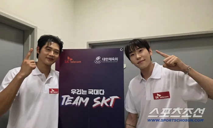 "오상욱X도경동X송세라X전하영X황선우X조엘진X박혜정X노현승" 팀SKT, 어벤져스들의 AG 출정식