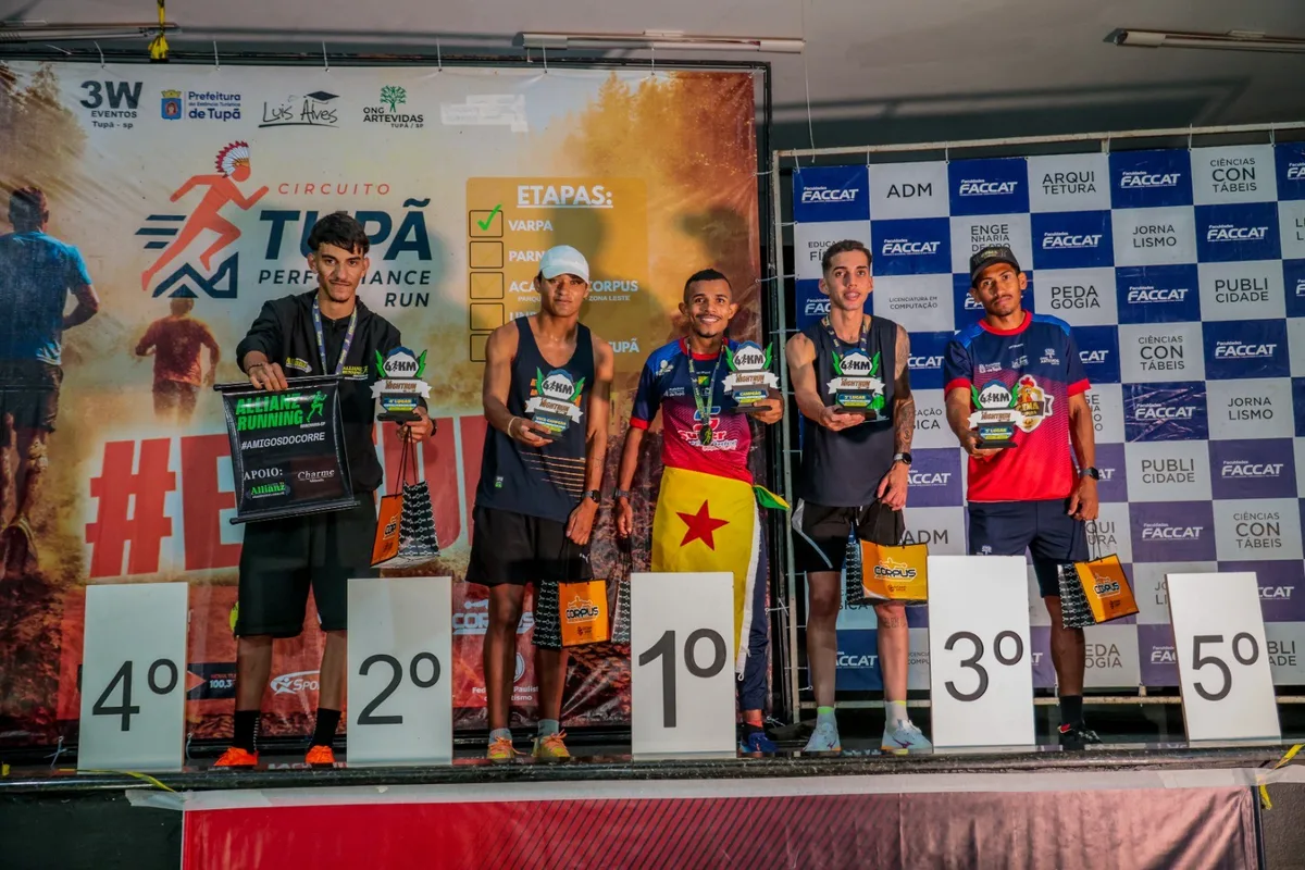 Acreano Mateus Silva ganha quatro de cinco etapas e fatura título inédito do Circuito Tupã Run