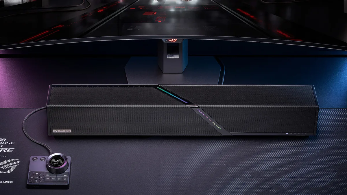 ASUS' first gaming soundbar is now available in the US for $600