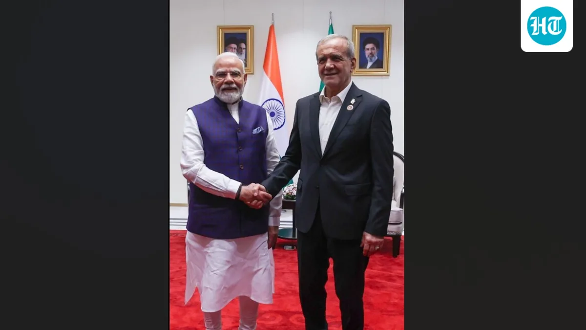 PM Modi meets Iran's Pezeshkian at SCO; discusses West Asia war, trade expansion