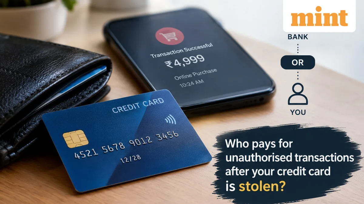 Credit card stolen and money spent: Will the bank refund the loss, or will you have to pay the bill?