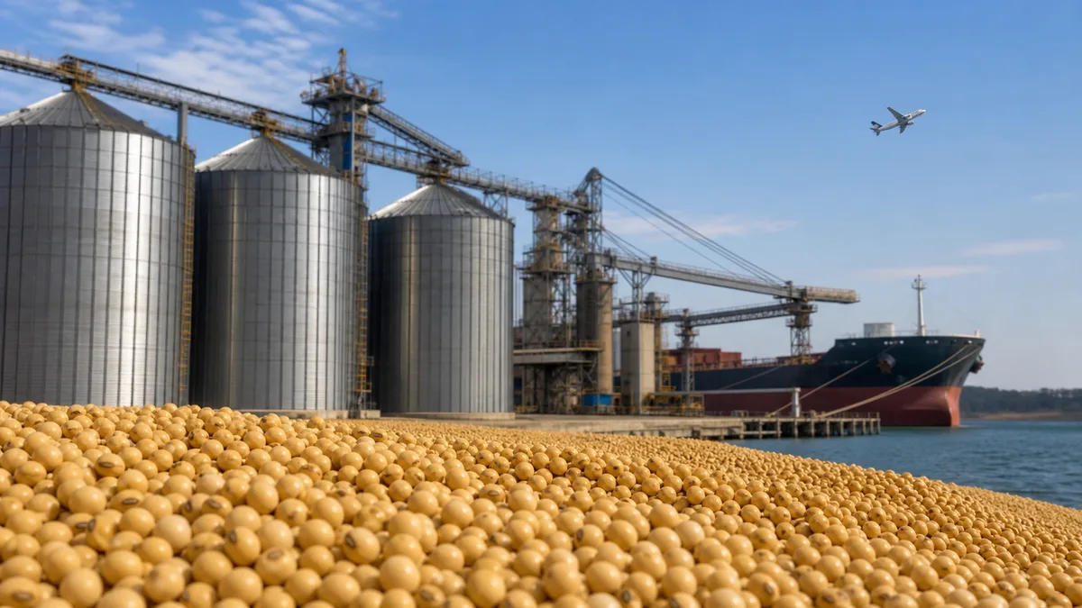 Vendas semanais de soja dos EUA somam 1,835 milhão de toneladas, diz USDA