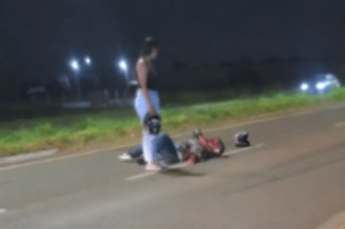 Acidente entre Harley-Davidson e moto paraguaia deixa um morto na rodovia