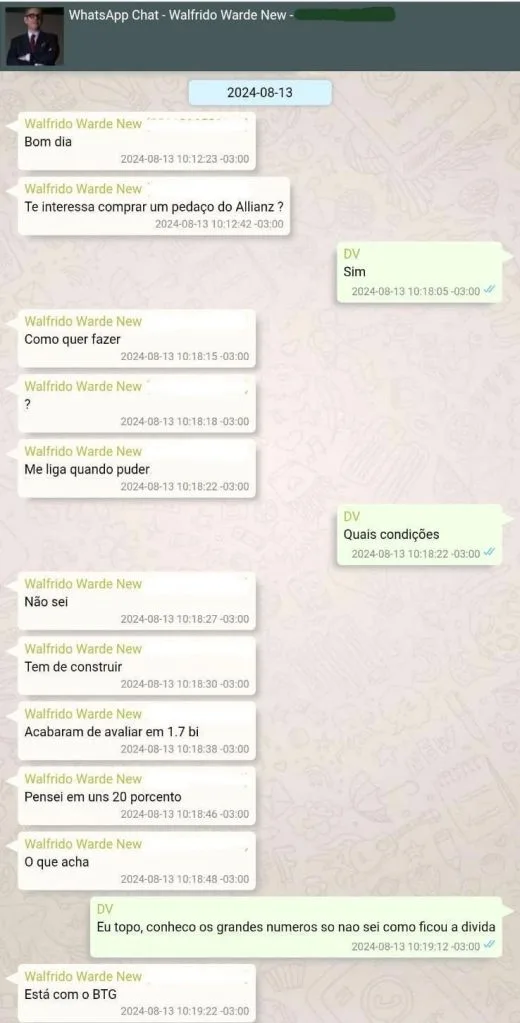 Vorcaro cogitou comprar 20% do estádio do Palmeiras por R$ 340 milhões