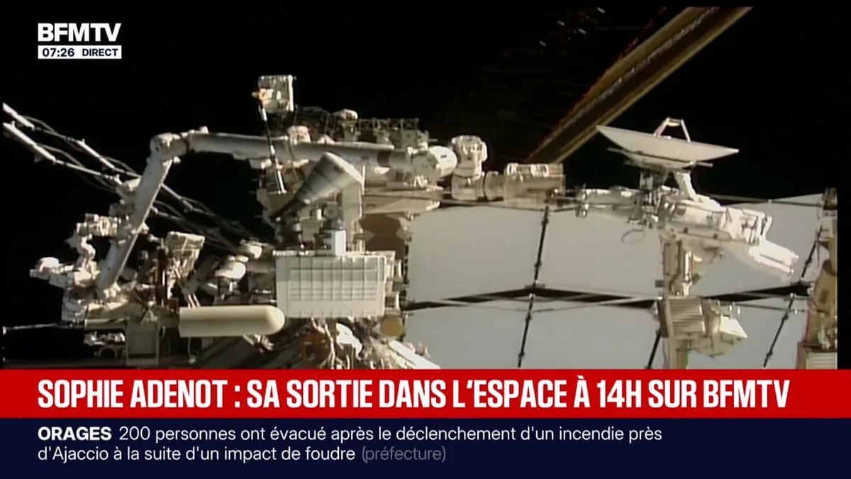 Sophie Adenot va de nouveau sortir dans l'espace ce mardi pour achever sa mission