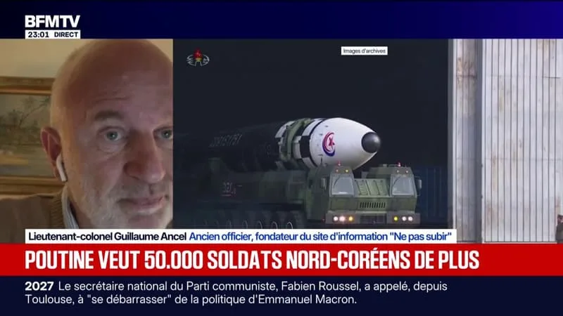 Avec 8.500 soldats, dont 400 opérateurs de drones, la Corée du Nord pourrait envoyer 50.000 hommes supplémentaires à la Russie
