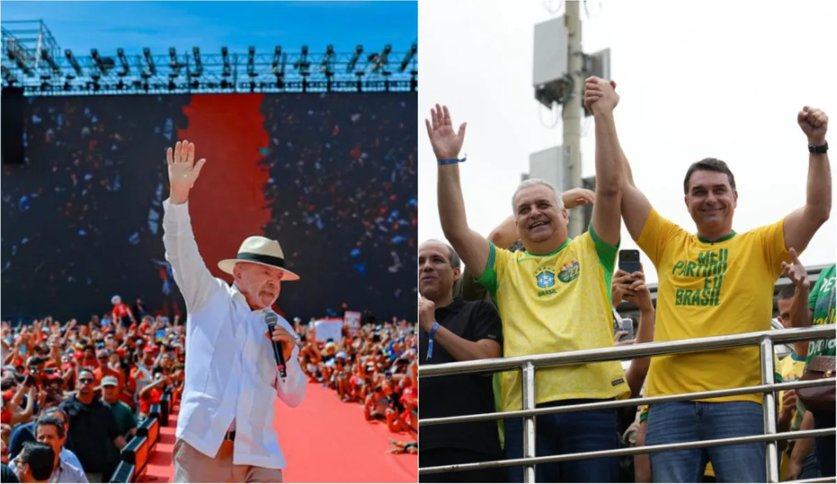 Lula e Flávio Bolsonaro tentam inflamar suas bases antes da disputa pelo eleitor de centro