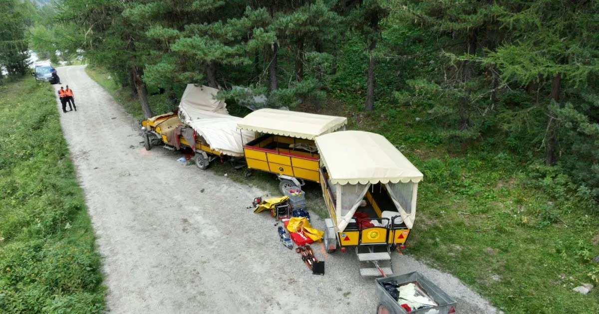Suisse. Une calèche percute un arbre aux Grisons : une septuagénaire morte et douze blessés, dont deux graves