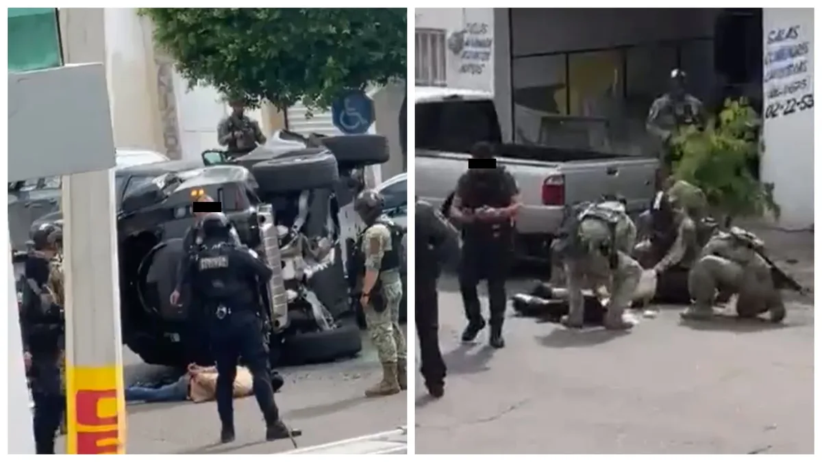 Sujetos disparan contra autoridades tras intentar robar una camioneta de alta gama en Culiacán: hay dos detenidos