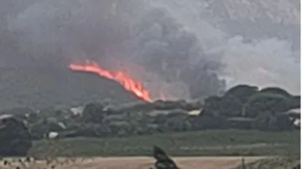 Un incendie s'est déclaré en Haute-Corse, plusieurs dizaines d'hectares parcourus par les flammes