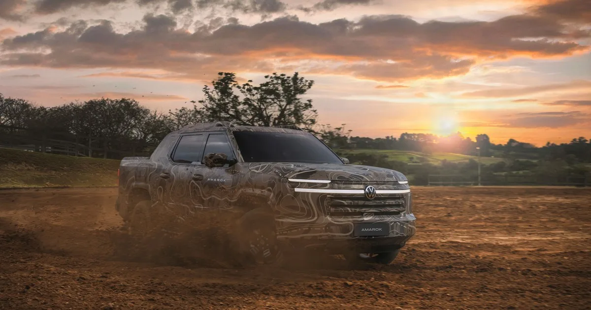 Volkswagen develó las primeras imágenes de la nueva Amarok: así será la próxima generación de la pickup nacional