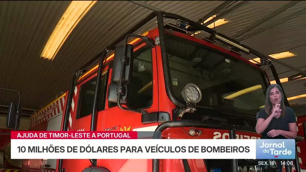 Timor-Leste oferece carros de combate de incêndios a bombeiros