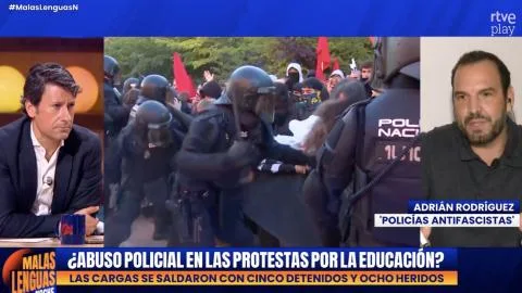 Un policía antifascista estalla contras las cargas en la Complutense: "La desproporción no se puede justificar"