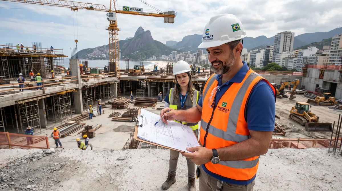 A respeitada e tradicional carreira de R$ 14 mil mensais que transforma anos de experiência prática na construção civil em liderança de canteiros de obras