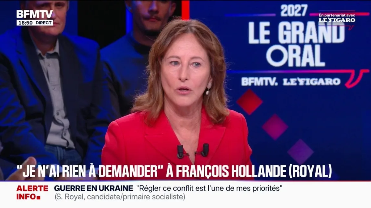 "Je refuse qu'on touche aux retraites tant qu'ils n'auront pas remis l'impôt sur la fortune financière", fustige Ségolène Royal, candidate à la primaire socialiste