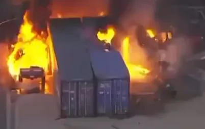Un helicóptero de NBC4 cayó y se incendió en Los Ángeles: hay al menos tres muertos