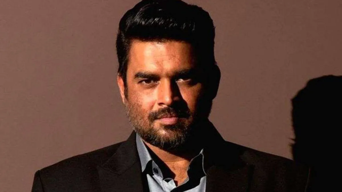 R Madhavan attends US Open 2026 quarter-finals at Arthur Ashe Stadium