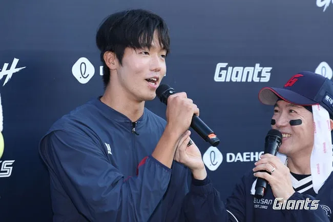 ‘맵다 매워’ 거인의 고춧가루, LG 발목 잡았다…6라운드 신인이 사고 쳤다 "김한결 기대 이상 좋은 피칭" [오!쎈 부산]
