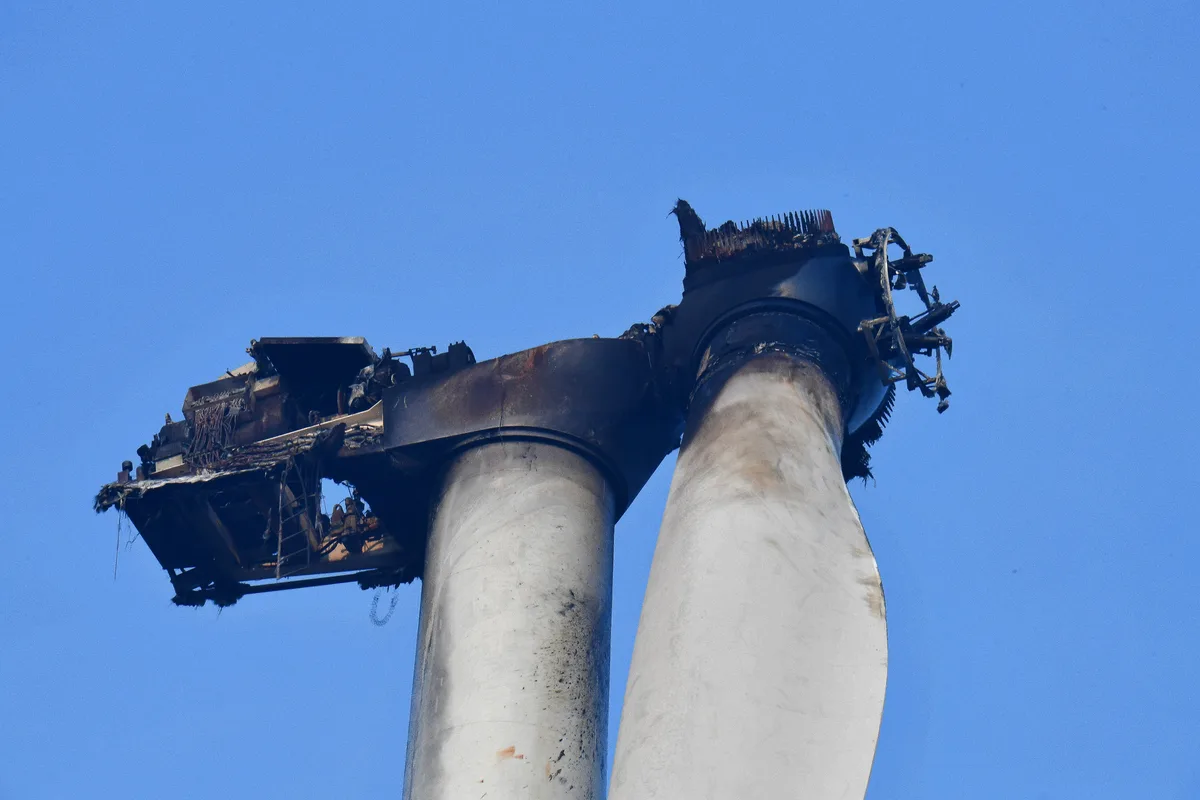 3人死亡の盈徳風力発電機火災、半年後に合同鑑識
