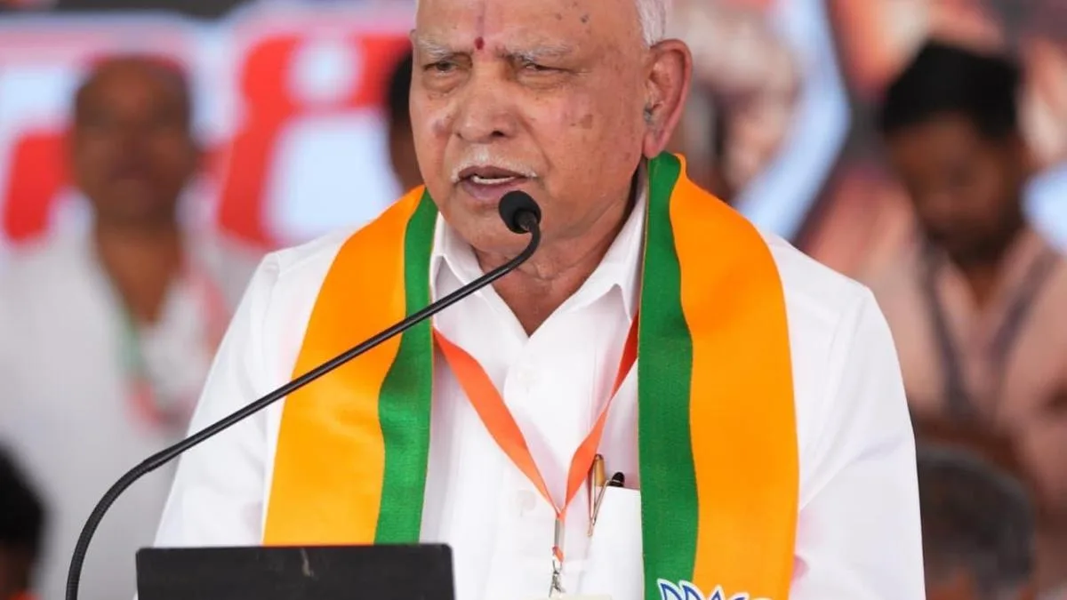Yediyurappa campaigns in Davangere for BJP nominee in Council polls