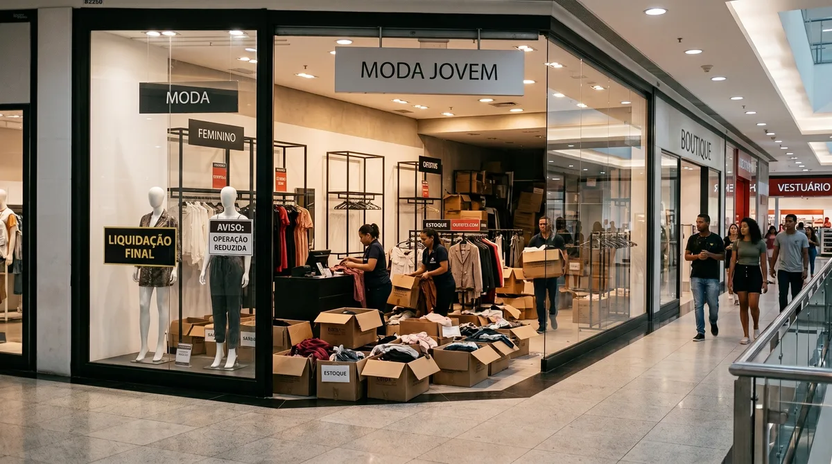 Rede de roupas entra em falência e começa fechando 94 lojas antes de partir para uma despedida muito maior