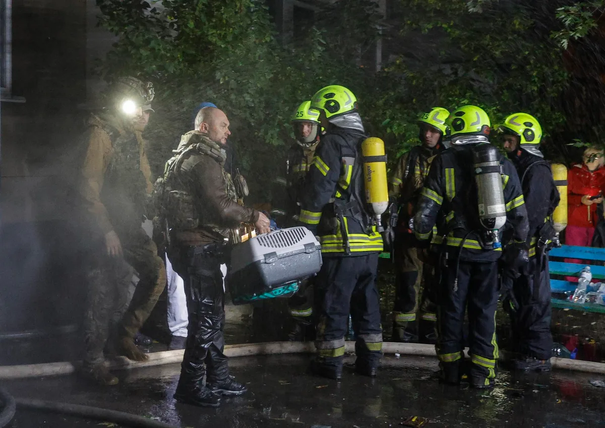 Rusia lanzó 39 misiles balísticos y 120 drones de ataque contra Ucrania: al menos cuatro muertos en Kiev (FOTOS)