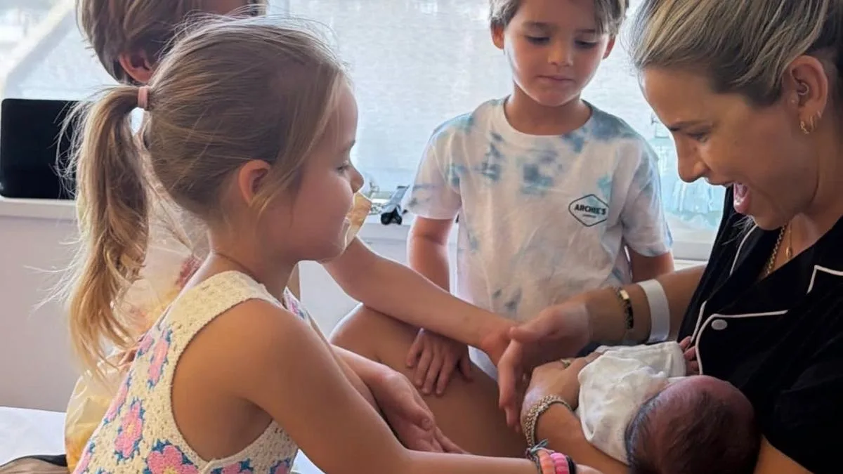Vogue Williams gives birth to fourth child with Spencer Williams