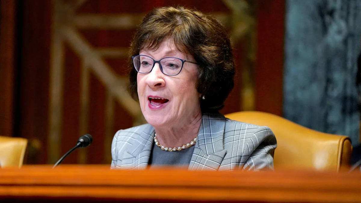 Susan Collins Cites Trump’s Unpopularity in GOP Meeting