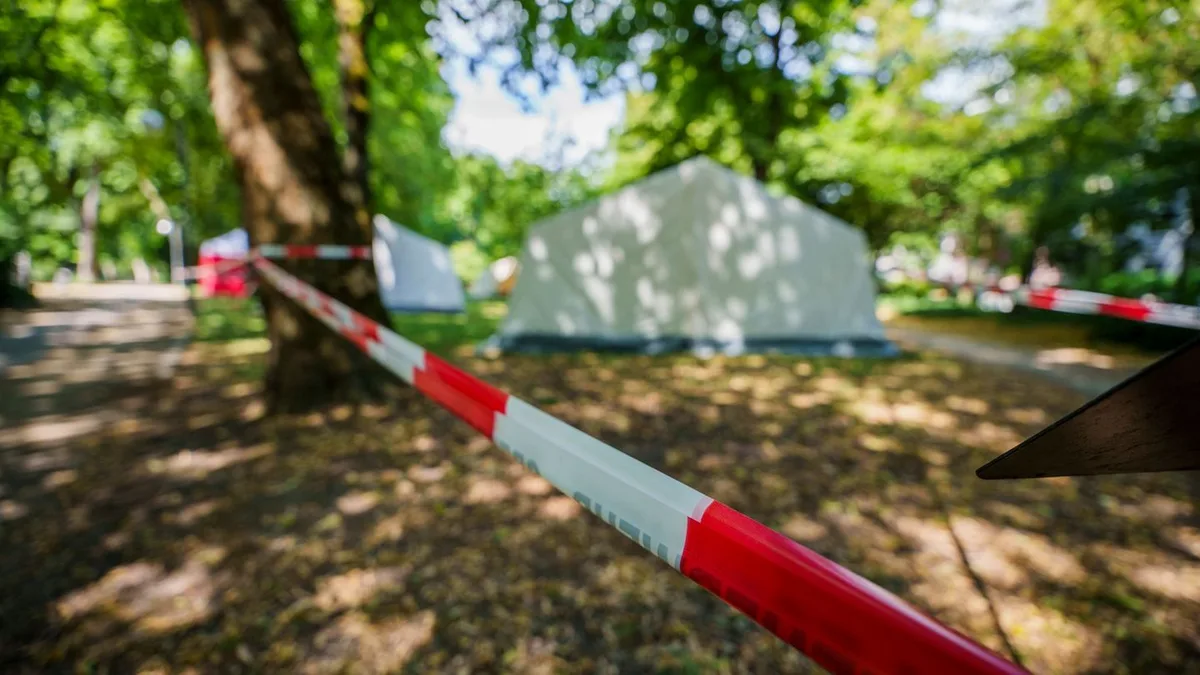 Wohnen und Gesellschaft: Stadt Frankfurt beginnt mit Rückbau der Zeltunterkunft