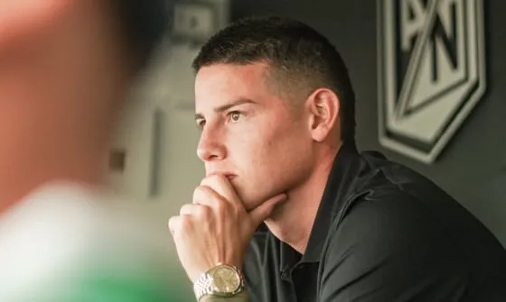 Atlético Nacional reveló lo ansioso que estaba James Rodríguez antes de ser presentado ante los hinchas en el estadio Atanasio Girardot