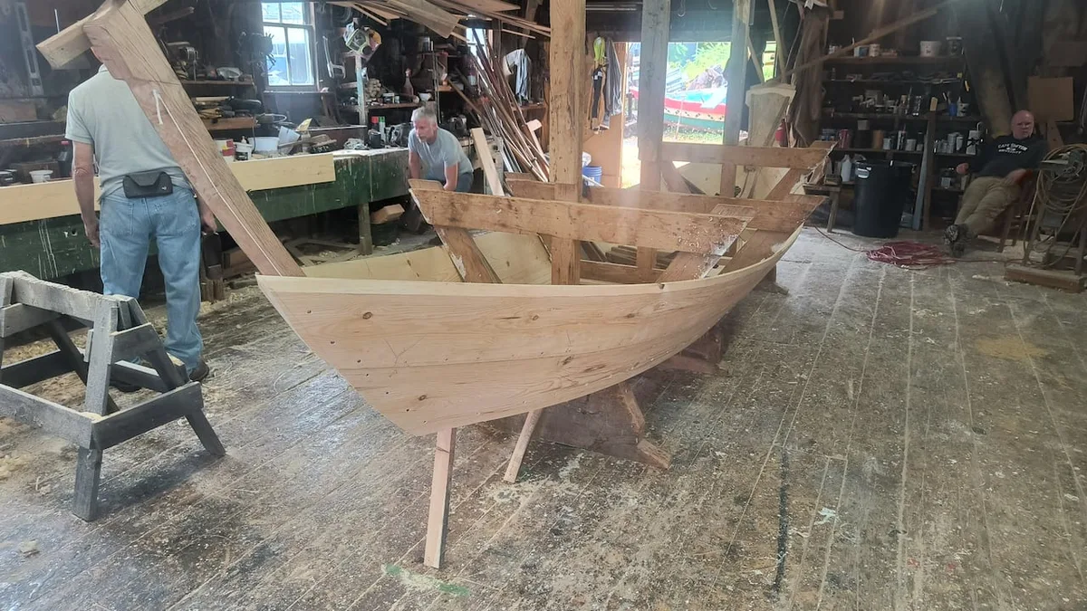 Students learn age-old craft of dory building in Lunenburg — in 2 weeks