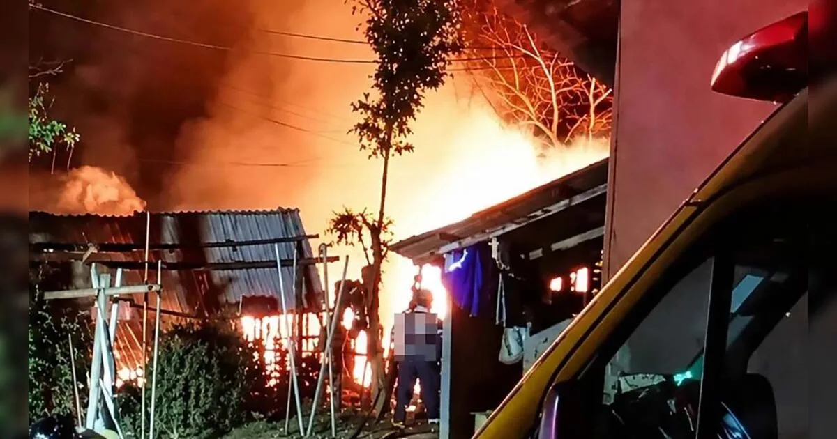 Incêndio destrói residência no Jardim Alvorada em Ivaiporã
