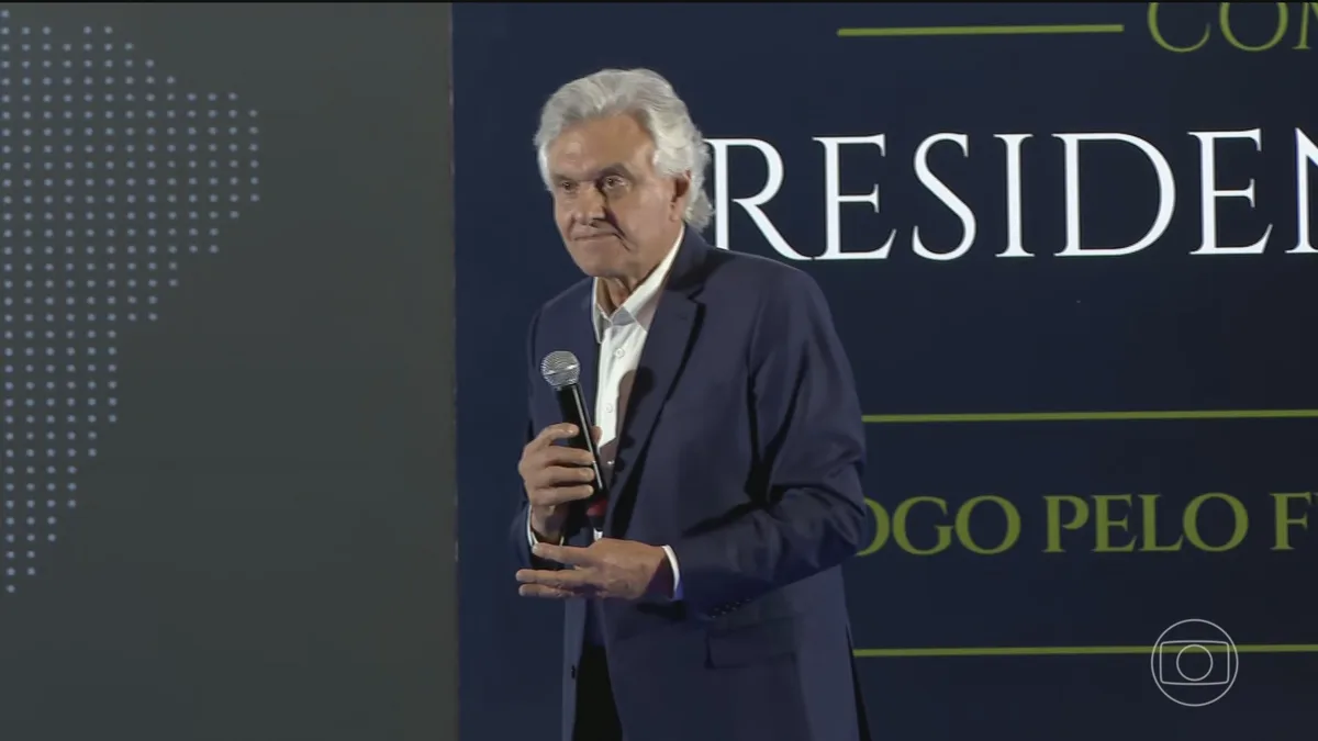 Ronaldo Caiado, candidato do PSD à Presidência, faz campanha em Brasília e em São Paulo