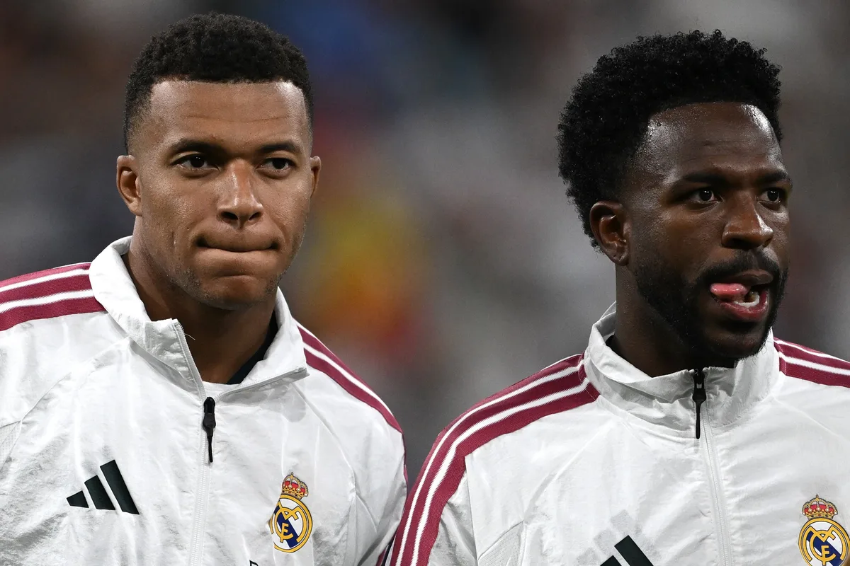 Vini Jr. e Mbappé têm relação fria e não fazem questão de se aproximar, diz jornal